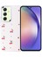 Galaxy A54 Kılıf Airbag Tasarımlı Simli Şeffaf Tstk Kutup Kapak - Kiraz 1