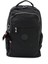 Sanmorris Unisex Suya Dayanıklı Krinkıl Kumaş Çok Gözlü Büyük Boy Siyah Renkli Laptop Okul ve Sırt Çantası 4