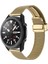 Huawei Honor Magic 2 46MM Uyumlu Krd-85 22MM Metal Kordon Tstk - Gold 1