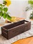 Baskılı Ahşap Organizer Kutu 11x33x10 cm, Kahverengi, Şık ve Pratik Saklama Çözümü 1
