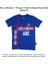 Penye T-Shirt Ekose Kısa Kol Saks S 1