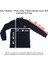 Polo Yaka T-Shirt Ekose Uzun Kol Lacivert 5-6 Yaş 1