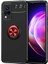 Vivo V21 Kılıf Tstk Ravel Silikon Kapak-Siyah-Kırmızı 1