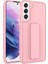 Galaxy S22 Plus Kılıf Tstk Qstand Kapak-Pembe 1