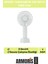 Sessiz taşınabilir 3 kademeli mini USB fan, hafif ve pratik soğutucu 1