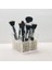 Şeffaf 4 Bölmeli Kare Organizer, 11cm x 11cm, akrilik, beyaz, düzenli saklama çözümü 1