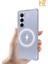 Samsung Galaxy Z Fold 6 Uyumlu Magsafe Şarj Destekli Şeffaf Sert Ultra Koruyucu Kapak Kılıf 1