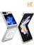 Samsung Galaxy Z Flip 6 / Z Flip 7 FE Uyumlu Magsafe Şarj Destekli Şeffaf Sert Ultra Koruyucu Kapak Kılıf 1