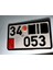 Plaka Tr Motosiklet Için Tasarlanmış Alüminyum Malzeme Motor Plaka Tr Sticker 4