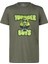 Aja Çocuk Baskılı T-Shirt Haki 214 1