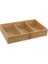 Doğal bambu organizer kutu, 25x16x4 cm, şık ve fonksiyonel depolama çözümü 1