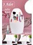 7 Bölmeli Şeffaf Kozmetik Organizer, Beyaz, 3'lü Paket, Plastik Malzeme 1