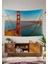 Golden Gate Köprüsü Bohem Duvar Örtüsü Halısı Duvar Sanatı Duvar Dekorasyonu Şık Dekoratif Tapestry 1