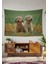 Tatlı Köpekler Yavrusu Golden Duvar Örtüsü Halısı Duvar Sanatı Duvar Dekorasyonu Dekoratif Tapestry 1