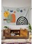 Yaprak Çiçek Minimalist Bohem Duvar Örtüsü Halısı Duvar Sanatı Duvar Dekorasyonu Dekoratif Tapestry 1