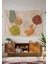 Yaprak Çiçek Minimalist Bohem Duvar Örtüsü Halısı Duvar Sanatı Duvar Dekorasyonu Dekoratif Tapestry 1