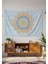Mandala Uzay Ay Yıldız Duvar Örtüsü Duvar Halısı Duvar Sanatı Duvar Dekorasyonu Dekoratif Tapestry 1