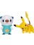 Battle Figür 2'li Seti Pikachu Oshawott 1