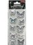 Tanex Handmade TNX-28043 Dekoratif Etiketler - Taşlı Kelebek-3 Serisi Stıcker - Tekli 1