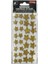 Tanex Handmade TNX-28014 Dekoratif Etiketler - Silikon Gold Yıldız Serisi Stıcker - Tekli 1