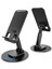 Dönebilen ayarlanabilir metal telefon ve tablet tutucu, siyah renk, 2 yıl garanti 2