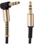 3.5 mm Metal Başlıklı Erkek/erkek L Uçlu Jack Girişli Aux Stereo Ses Aktarma Kablosu (4390) 5