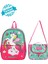 Ana Sınıfı Çantası Unicorn Desen Anaokulu Kız Çocuk Çantası+Termal Beslenme Çantası 1