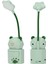 LED Karikatür Masa Lambası Göz Koruması Okuma Gece Lambası USB Şarjlı Masa Lambası Yatak Odası Yurtyeşil (Yurt Dışından) 3