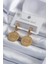 Mulvxxmd XDN02 Çelik Özel Seri Gold Renk Işleme Detay Kadın Küpe (Mulvix) 1