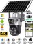 VIVA 735W V380 WİFİ Solar Güvenlik Kamerası Türkçe PTZ Hareketli Gece Görüşlü Güneş Panelli Akıllı Kamera 1