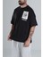 Halı Desenli Siyah Tasarım T-Shirt 1
