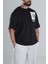 Halı Desenli Siyah Tasarım T-Shirt 3