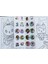 4 Adet Stickerli Boyama Kitabı 12 Li Kuru Boya Kalemi Hediyeli (Hello Kitty/kuromi/gabbys/paw P)X27 5