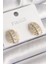 Mulvxxmd XDN02 Pirinç Gold Renk Zirkon Taşlı Kaplumbağa Kabuğu Model Kadın Küpe (Mulvix) 1