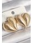 Mulvxxmd XDN02 Pirinç Gold Renk Işlemeli Bomba Kalp Model Kadın Küpe (Mulvix) 1