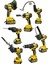 7 Başlıklı Set Spiral Taşlama Somun Sıkma Tilki Kuyruğu Dal Budama Akülü Vidalama Hava Pompası Hilt 2