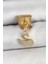 316L Çelik Sallantılı Zirkon Taşlı Kuğumodel Gold Renk Nomination Charm 1