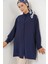 Uzun Gömlek Tunik 5945 - Lacivert 4