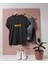 Oversize Navy Yazısı Sarı Tasarımlı Unisex T-Shirt 1