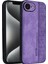 Azns iPhone 16E Kılıf Koruyucu Pu Deri Kaplı Tpu Telefon Kabuğu-Mor (Yurt Dışından) 1