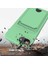 iPhone 16E Kılıfı Sıvı Silikon Kart Tutucu Arka Telefon Kılıfı Kordonlu-Yeşil (Yurt Dışından) 2