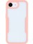 iPhone 16E Kılıfı Akrilik+Tpu Şeffaf Telefon Kılıfı Pet Ekran Filmi-Pembe (Yurt Dışından) 2