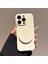iPhone 16 Pro Max Kılıfı Düz ​​kenar Koruma Tpu+Pc Telefon Kılıfı Aynalı Ayaklı-Beyaz (Yurt Dışından) 2