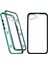 iPhone 16E Kılıfı Çift Taraflı Temperli Cam Manyetik Şeffaf Telefon Kılıfı-Yeşil (Yurt Dışından) 1
