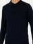 Erkek Lacivert Slim Fit Polo Yaka Basic Triko Kazak 50270169-VR033 6