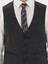 Erkek Antrasit Slim Fit Yün Karışımlı Klasik Yelek 50270155-VR006 6