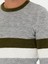 Erkek Haki Slim Fit Kazak 50271626-VR027 7