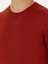 Erkek Koyu Kiremit Slim Fit Bisiklet Yaka Triko Kazak 50270174-VR206 7