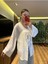 Kadın Müslim Kumaş Bağlamalı Kimono 3