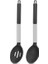 2 Adet Paslanmaz Çelik Saplı Silikon Pişirme Kaşığı Seti Salata Karıştırma Kaşığı Seti Yapışmaz Pişirme Aletleri Mutfak Gereçleri (Yurt Dışından) 1